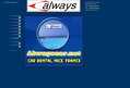 998 : Always rent-a-car Cote D'azur France, car rental nice