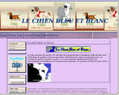 139514 : LE CHIEN BLEU ET BLANC
