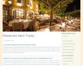217744 : Restaurant  Saint-Tropez très réputé pour ses spécialités culinaires. 