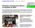 218011 : Plombier champs-sur-marne 77420 à 30€
