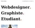 255466 : Maxence Roger | Webdesigner, Graphiste, Étudiant à Vire, Caen et Rennes