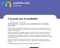 257895 : Mobilité Club France : association dédiée à la mobilité pour tous