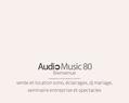 37542 : Audio Music 80 : vente, installation et location de sonorisation, vid&eacute;o et &eacute;clairage
