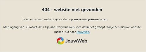 Page erreur everyoneweb.com
