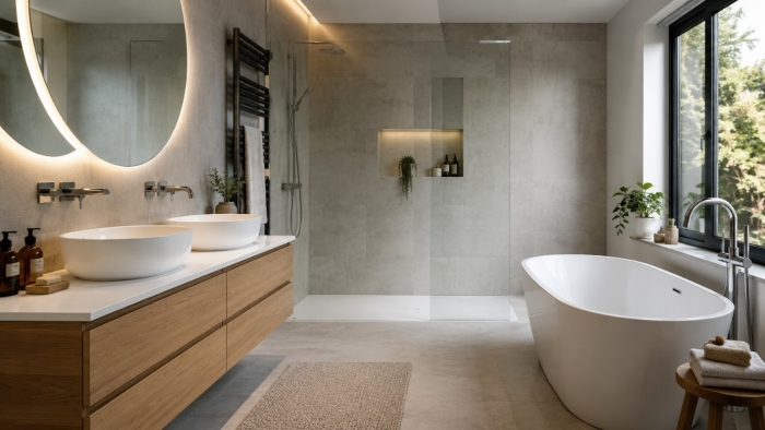 salle de bain moderne et durable sans compromis sur le style