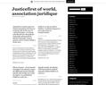 150920 :  Justice First Of World : Association Juridique .