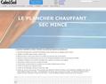 186962 : Plancher Chauffant Sec Mince Rafraichissant sans chape CaleôSol