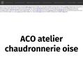 195050 : ACO Atelier chaudronnerie oise métallerie,ferronnerie
