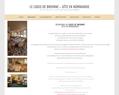 26852 : Hôtel Restaurant en Normandie  Le Logis de Brionne
