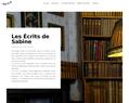 223881 : Les Ecrits de Sabine | Blog littéraire et voyance