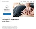 248678 : Prenez rendez-vous avec Nicolas DUFOUR ostéopathe à Marseille pour votre mal de dos