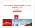 250366 : Fenêtres et Menuiseries du Béarn FMB Pau - Pose de fenêtres pau, pergola, porte, portail et stores à Pau dépt 64, 65, 40, 32. Menuiseries pau pvc, alu sur mesure Devis rapide gratuit