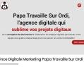 259082 : Papa Travaille Sur Ordi - Agence Marketing Toulouse & Agen