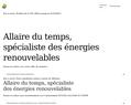 264112 : Allaire du temps , énergies renouvelables