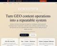 266778 : AutoGeo - Plateforme GEO SEO pour la visibilité dans la recherche IA