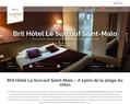 93355 : Hotel Saint Malo - chambres d'hotel à St Malo - Brit Hotel 2 étoiles à Saint-Malo - Hotel Le Surcouf